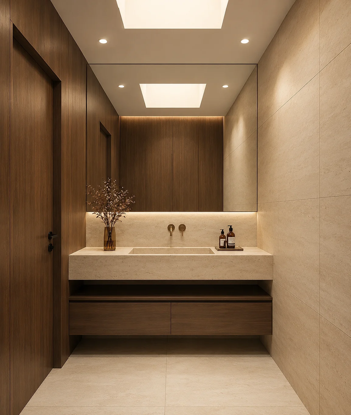 Custom bathroom vanity — realisation 2