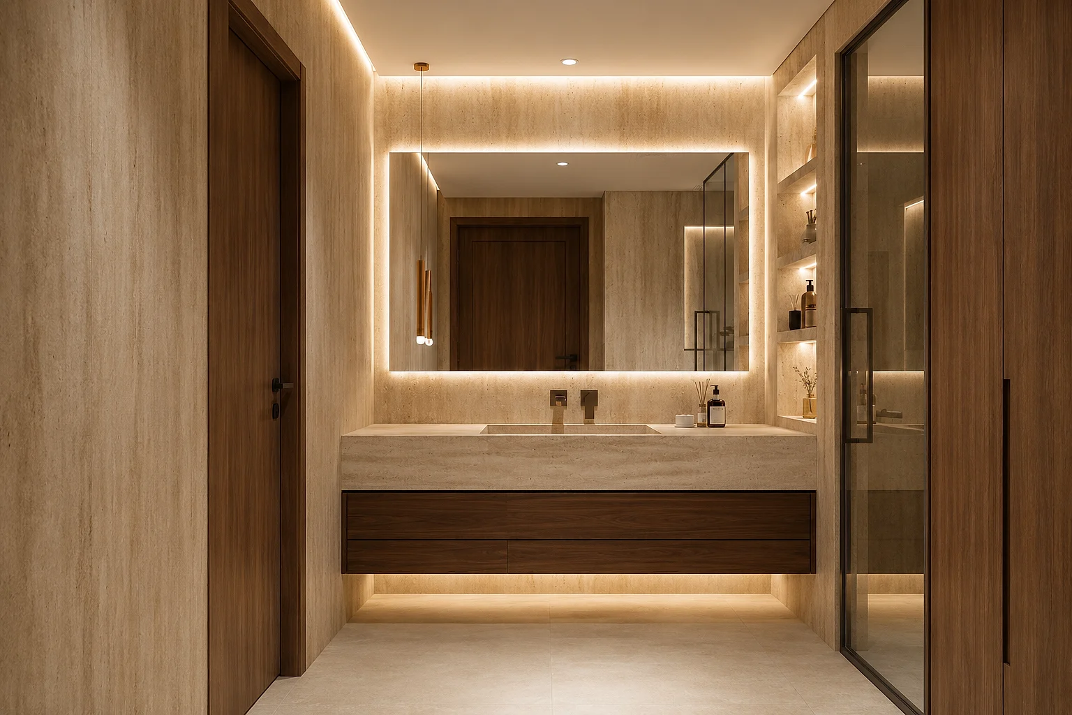 Custom bathroom vanity — realisation 7